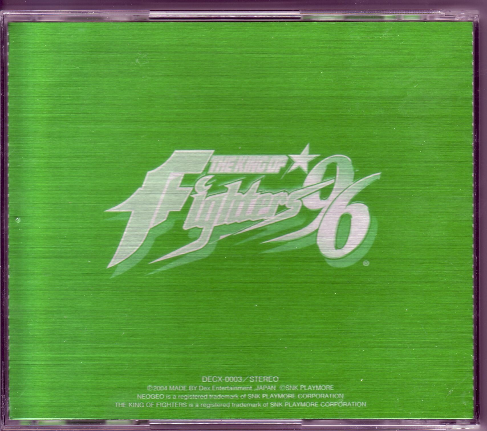 THE KING OF FIGHTERS NEOGEO's SOUNDTRACK 10th Anniversary Memorial